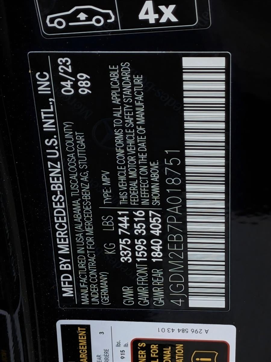 2023 Mercedes-Benz EQS EQS 450 4MATIC® SUV