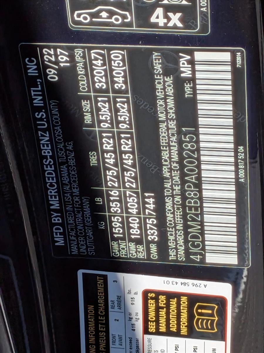 2023 Mercedes-Benz EQS EQS 450 4MATIC® SUV