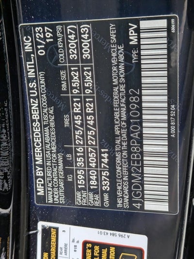 2023 Mercedes-Benz EQS EQS 450 4MATIC® SUV
