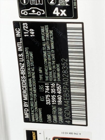 2023 Mercedes-Benz EQS EQS 580 4MATIC® SUV