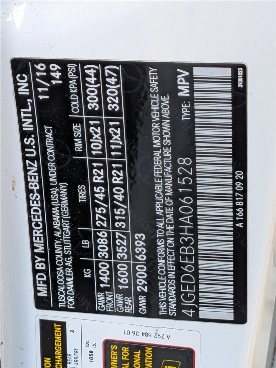 2017 Mercedes-Benz GLE AMG® GLE 43 4MATIC® Coupe