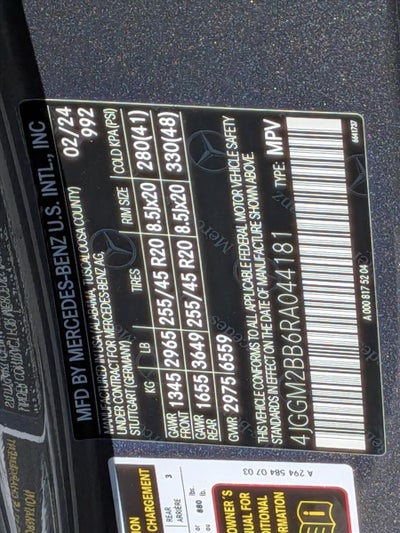 2024 Mercedes-Benz EQE EQE 350+ SUV