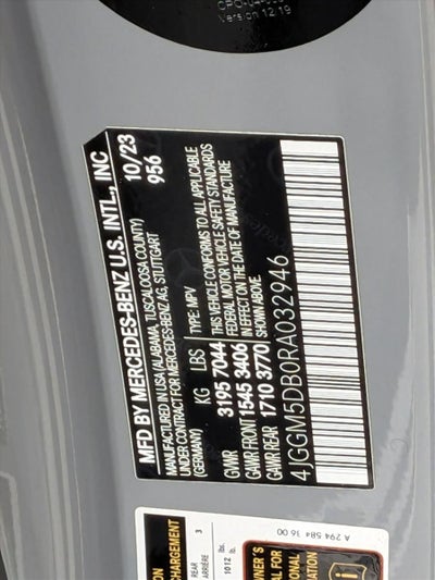 2024 Mercedes-Benz EQE AMG® EQE 4MATIC®+ SUV