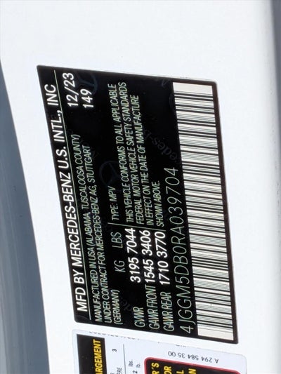 2024 Mercedes-Benz EQE AMG® EQE 4MATIC®+ SUV