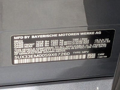 2025 BMW X7 M60i Sports Activity Vehicle