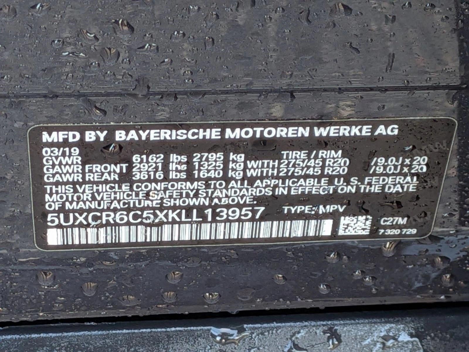 2019 BMW X5 xDrive40i Sports Activity Vehicle