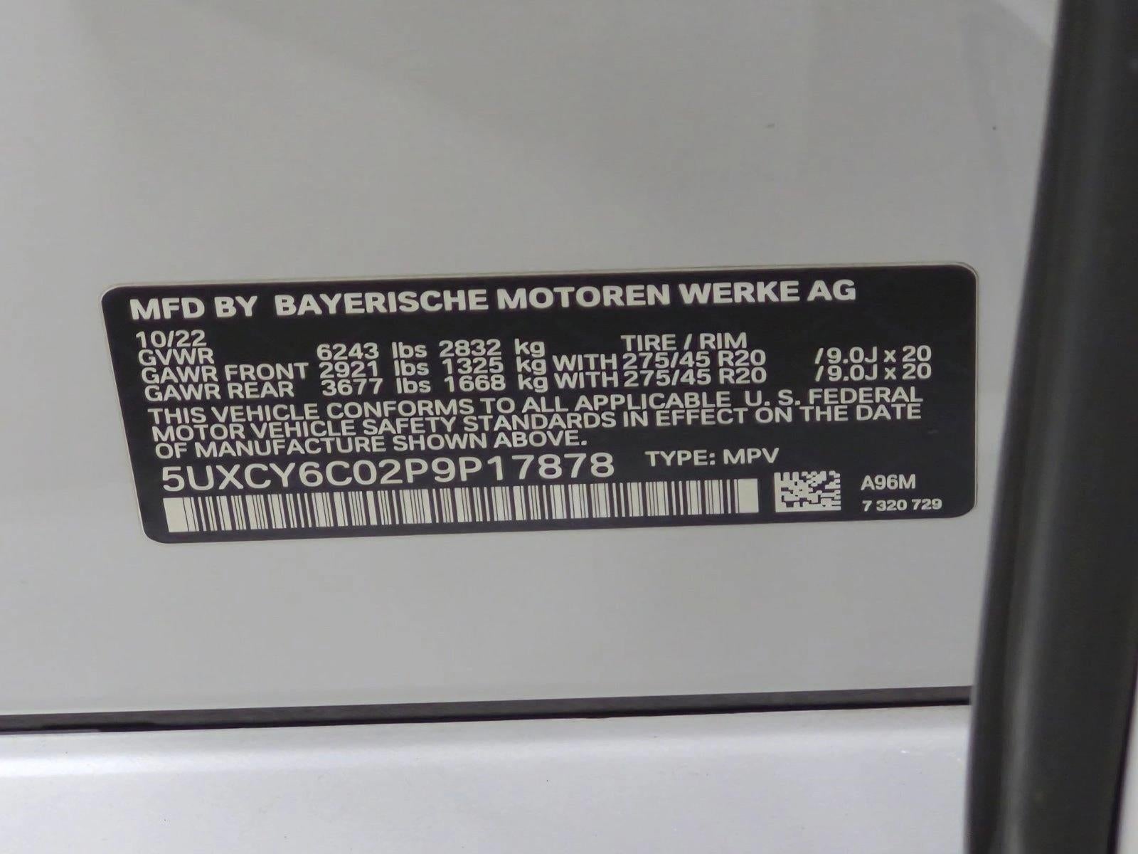 2023 BMW X6 xDrive40i Sports Activity Coupe