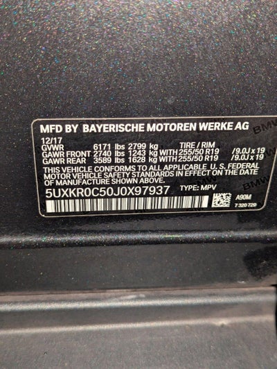 2018 BMW X5 xDrive35i Sports Activity Vehicle