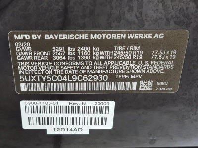2020 BMW X3 xDrive30i Sports Activity Vehicle