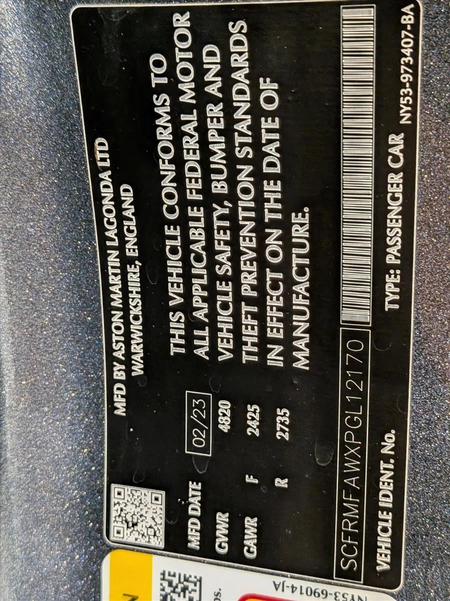 2023 Aston Martin DB11 V8 Coupe