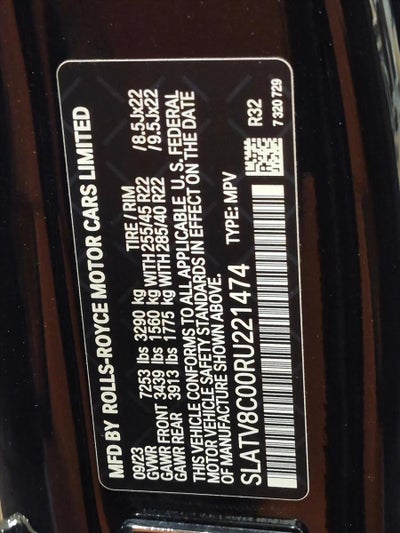 2024 Rolls-Royce Cullinan Black Badge Sport Utility