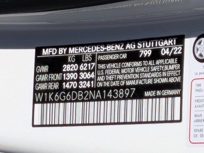 2022 Mercedes-Benz S-Class S 500 4MATIC® Sedan