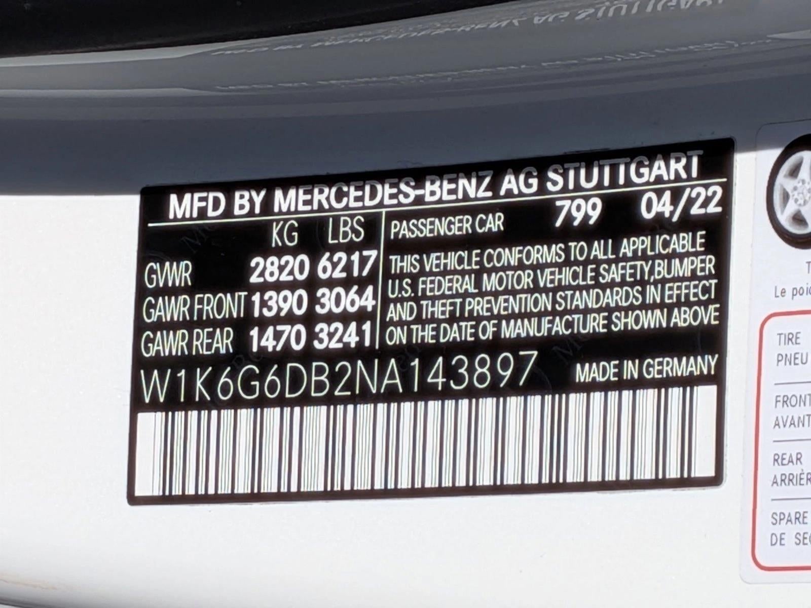 2022 Mercedes-Benz S-Class S 500 4MATIC® Sedan