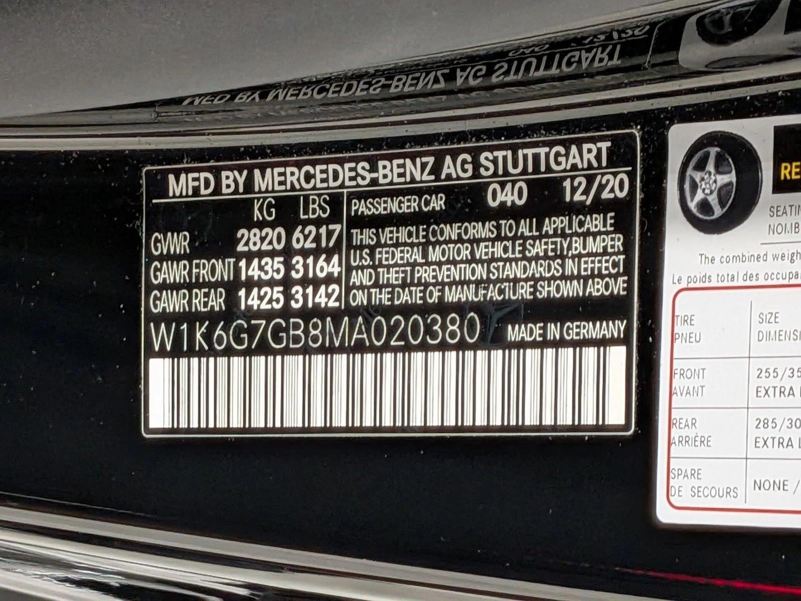 2021 Mercedes-Benz S-Class S 580 4MATIC® Sedan