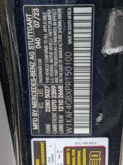 2023 Mercedes-Benz C-Class C 300 Sedan