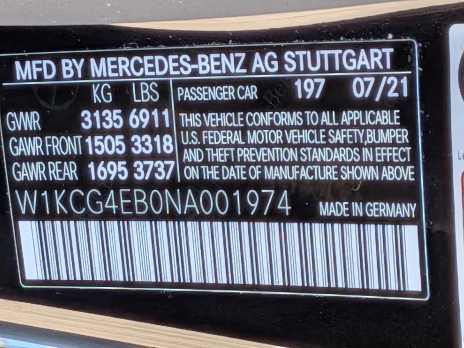 2022 Mercedes-Benz EQS EQS 580 4MATIC® Sedan