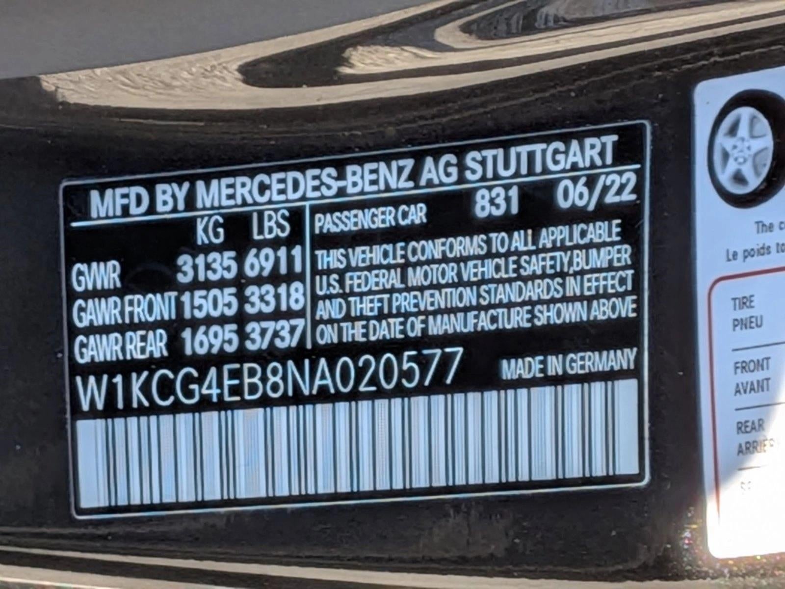 2022 Mercedes-Benz EQS EQS 580 4MATIC® Sedan