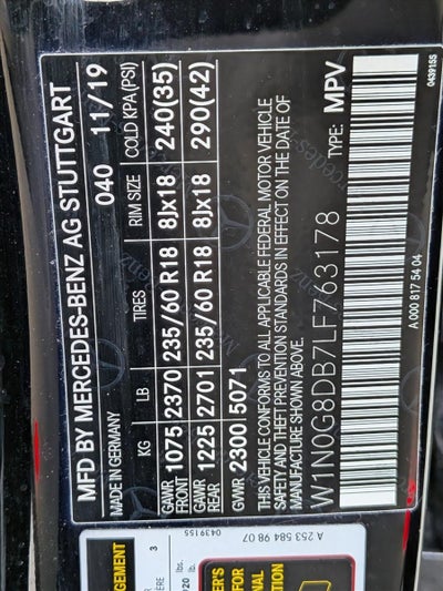 2020 Mercedes-Benz GLC GLC 300 SUV