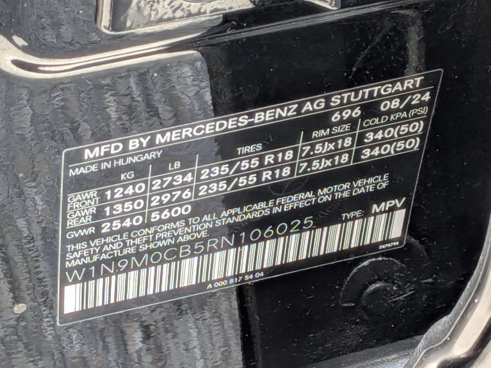 2024 Mercedes-Benz EQB EQB 250+ SUV