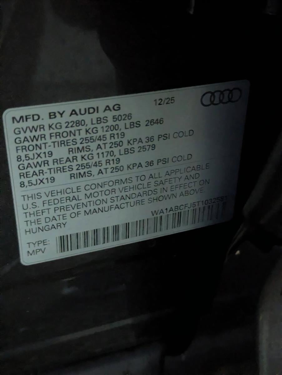 2026 Audi Q3 S line quattro