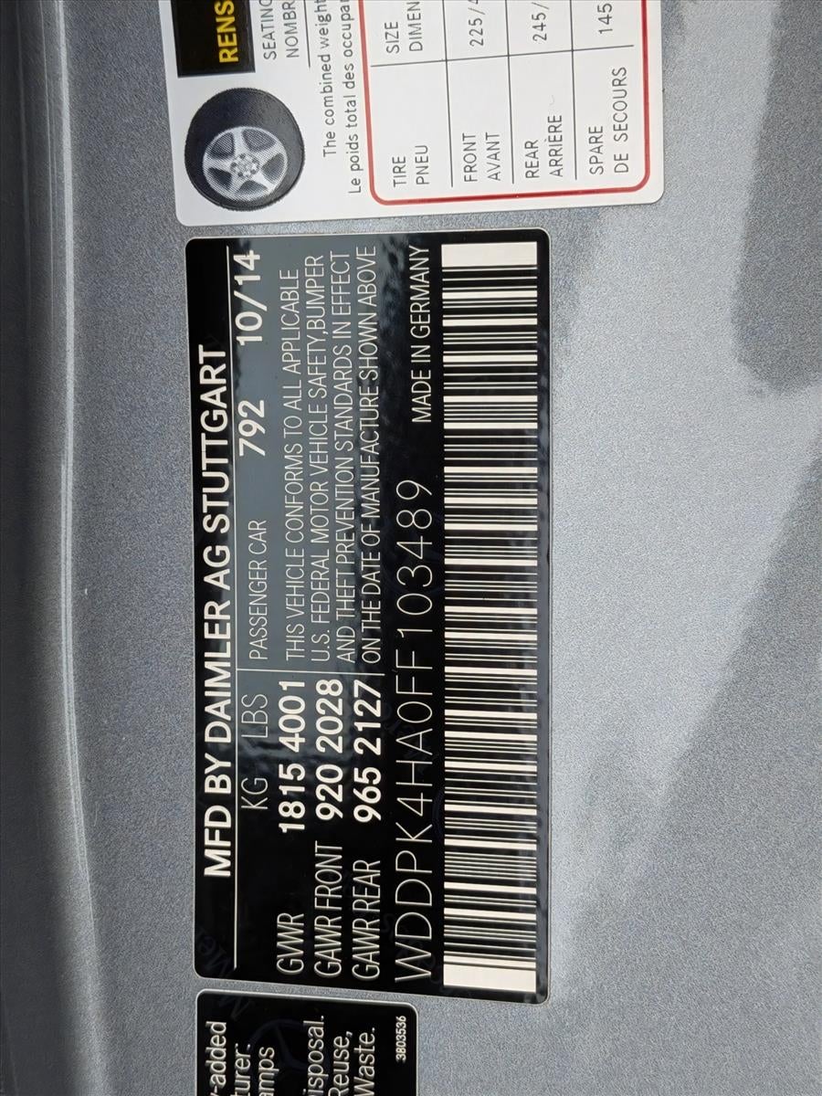 2015 Mercedes-Benz SLK SLK 250