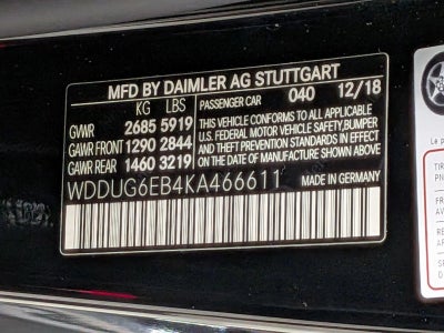 2019 Mercedes-Benz S-Class S 450 4MATIC® Sedan