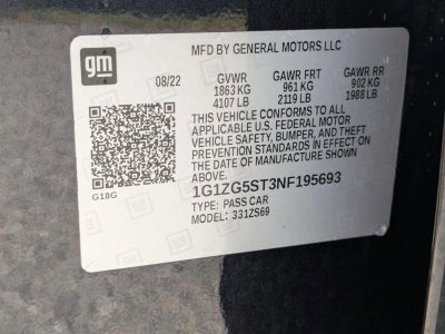 2022 Chevrolet Malibu RS