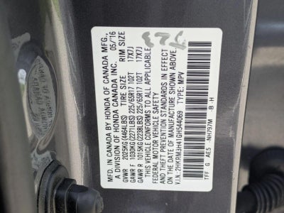 2016 Honda CR-V SE 2WD