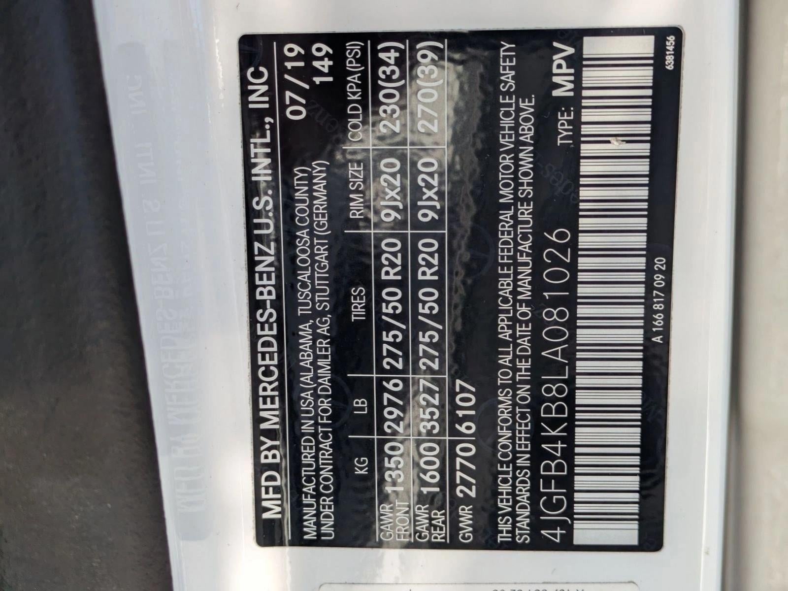 2020 Mercedes-Benz GLE GLE 350 4MATIC® SUV