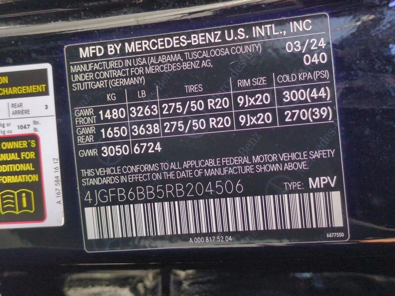 2024 Mercedes-Benz GLE AMG® GLE 53 4MATIC®+ SUV
