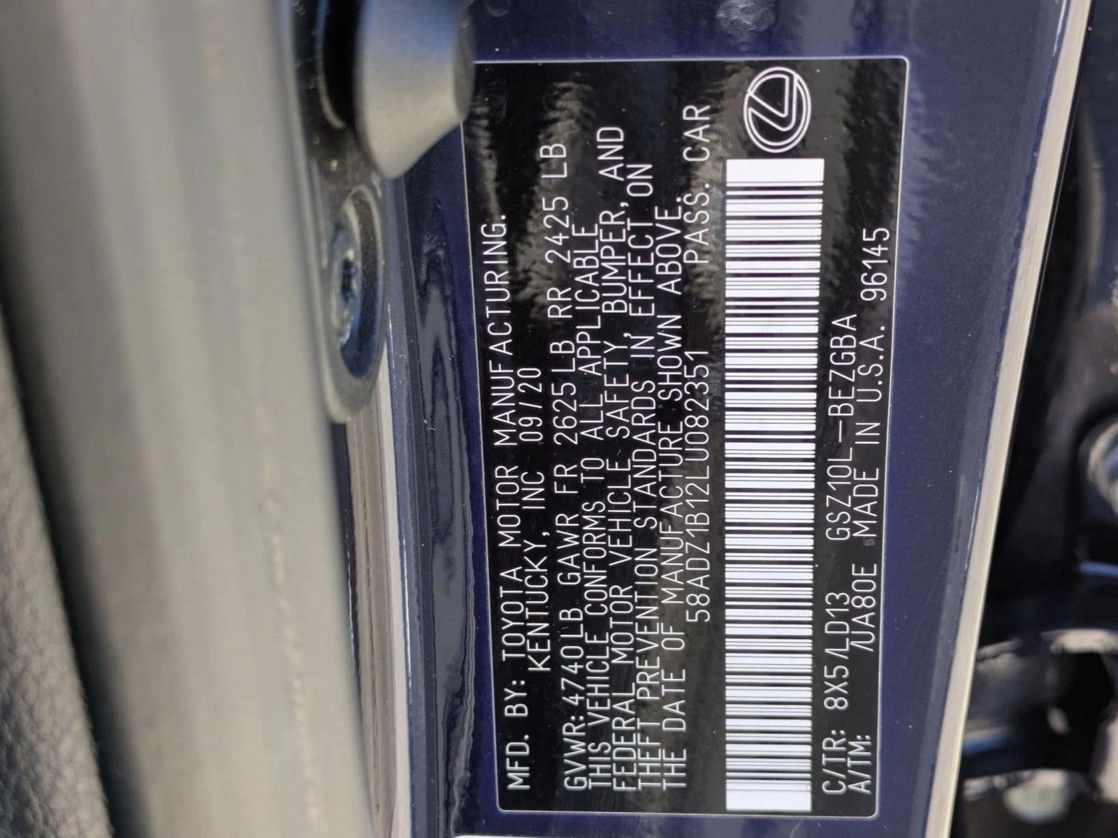 2020 Lexus ES 350 FWD