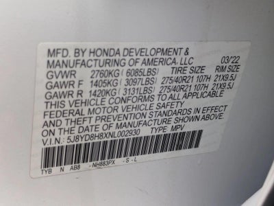 2022 Acura MDX Type S SH-AWD w/Advance Package
