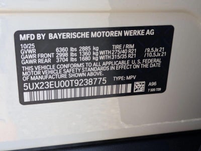 2026 BMW X5 xDrive40i Sports Activity Vehicle