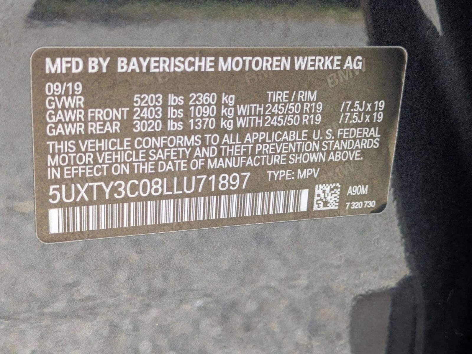 2020 BMW X3 sDrive30i Sports Activity Vehicle