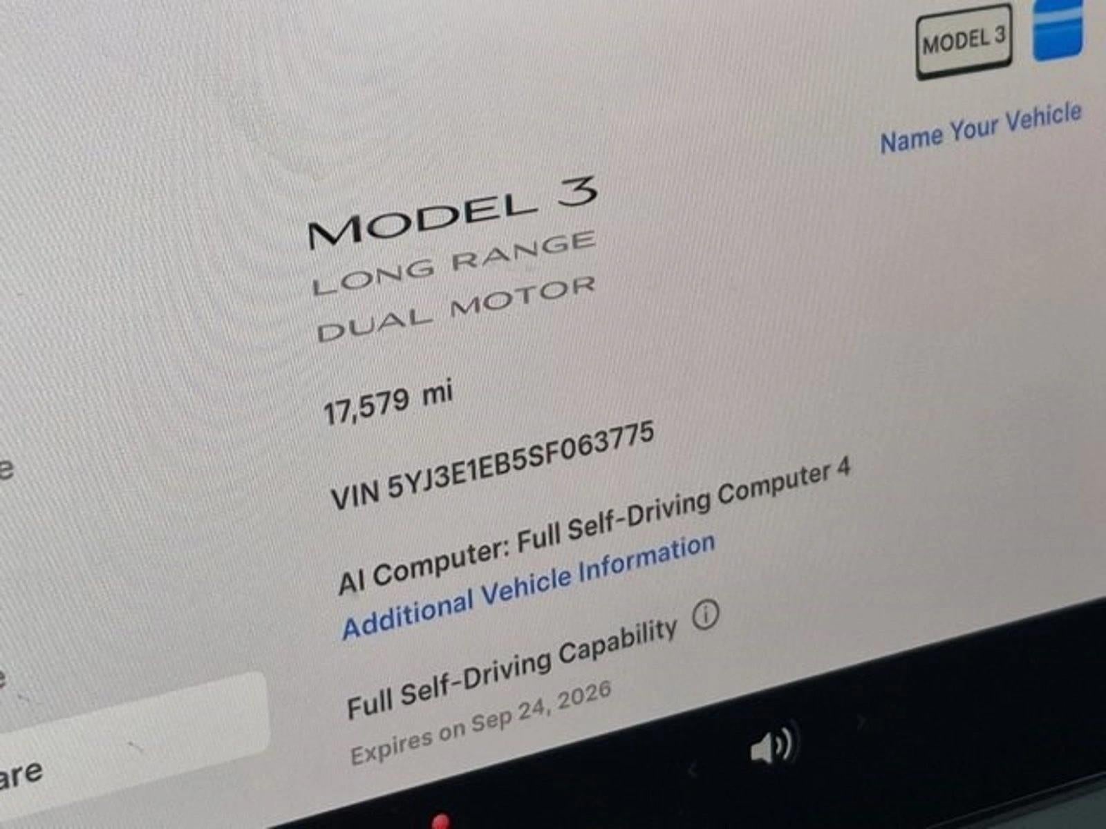 2025 Tesla Model 3 Long Range AWD