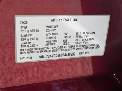 2026 Tesla Model Y Premium AWD