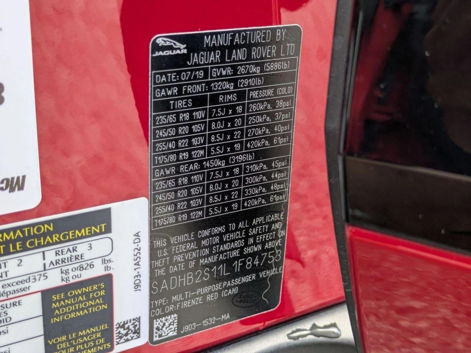 2020 Jaguar I-PACE S AWD