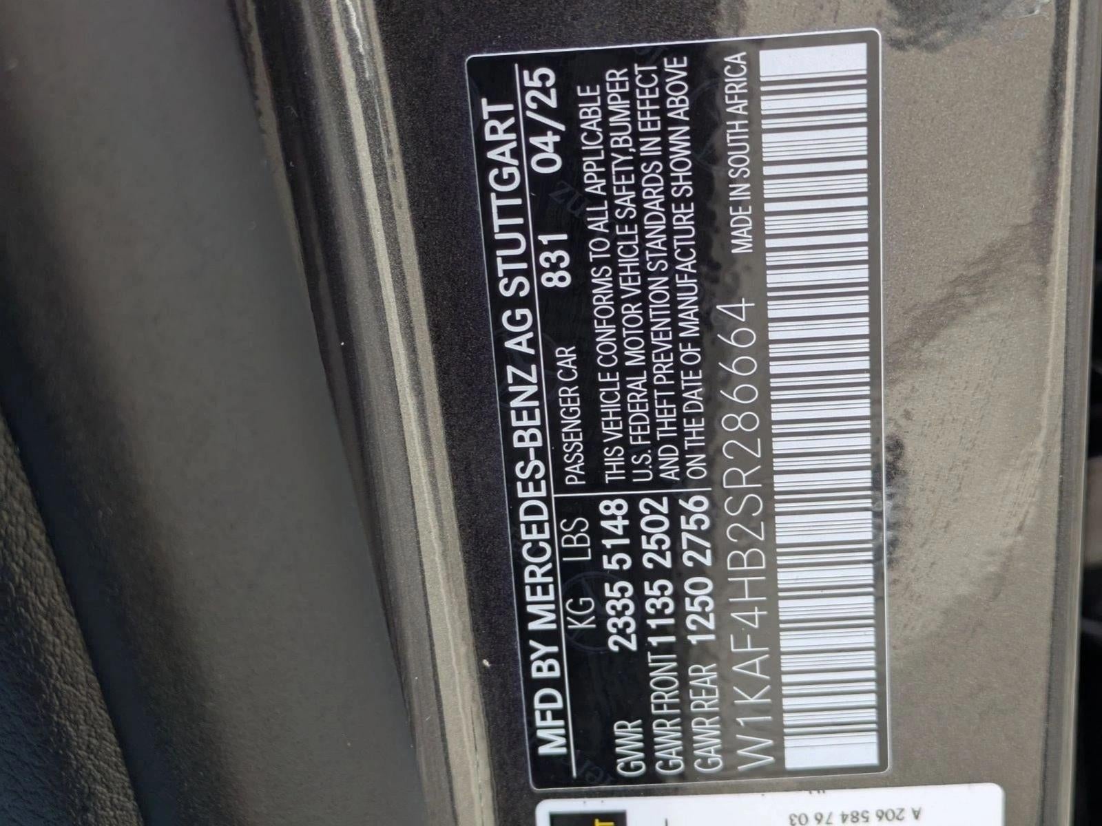 2025 Mercedes-Benz C-Class C 300 4MATIC® Sedan