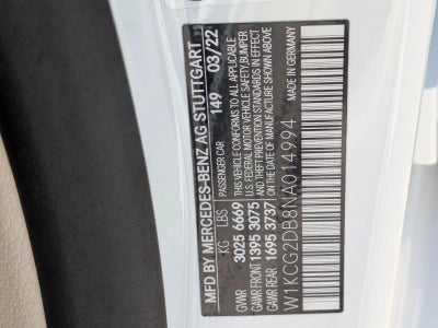 2022 Mercedes-Benz EQS EQS 450+ Sedan