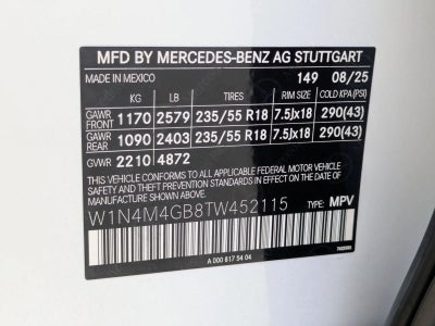 2026 Mercedes-Benz GLB GLB 250 SUV