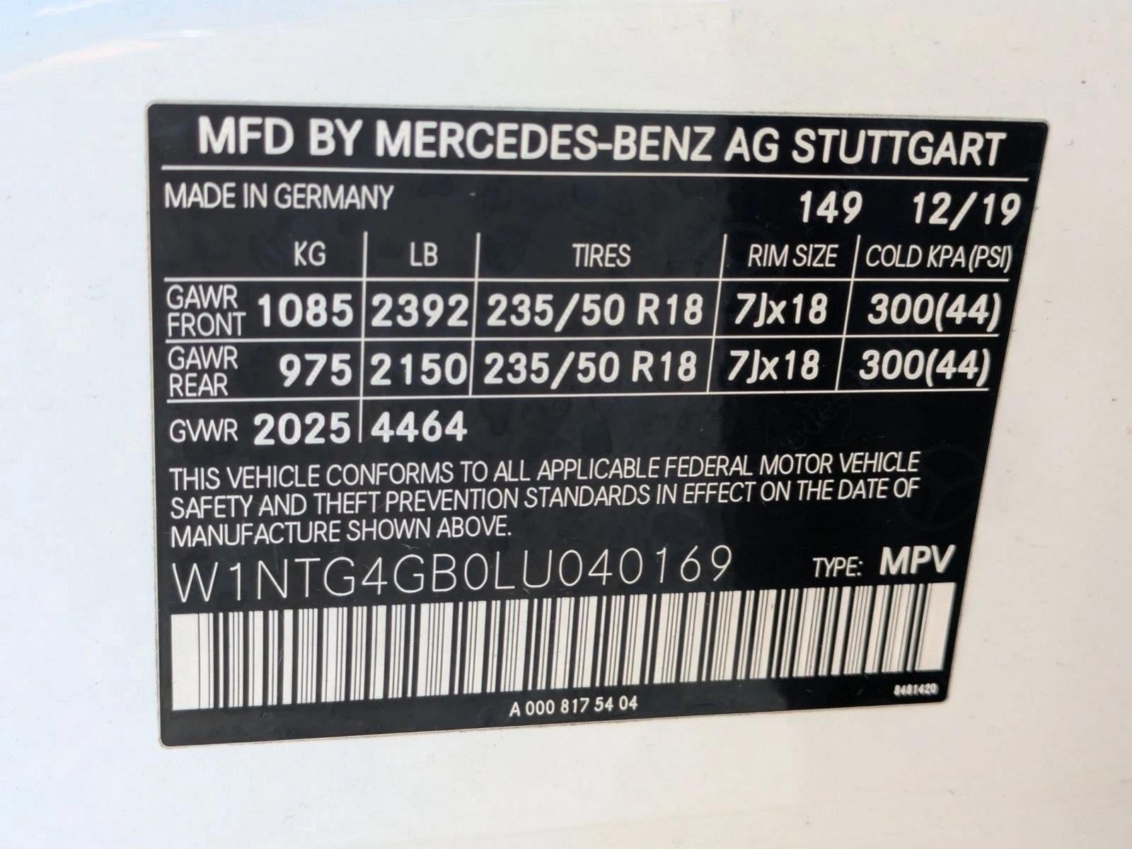 2020 Mercedes-Benz GLA GLA 250 4MATIC® SUV