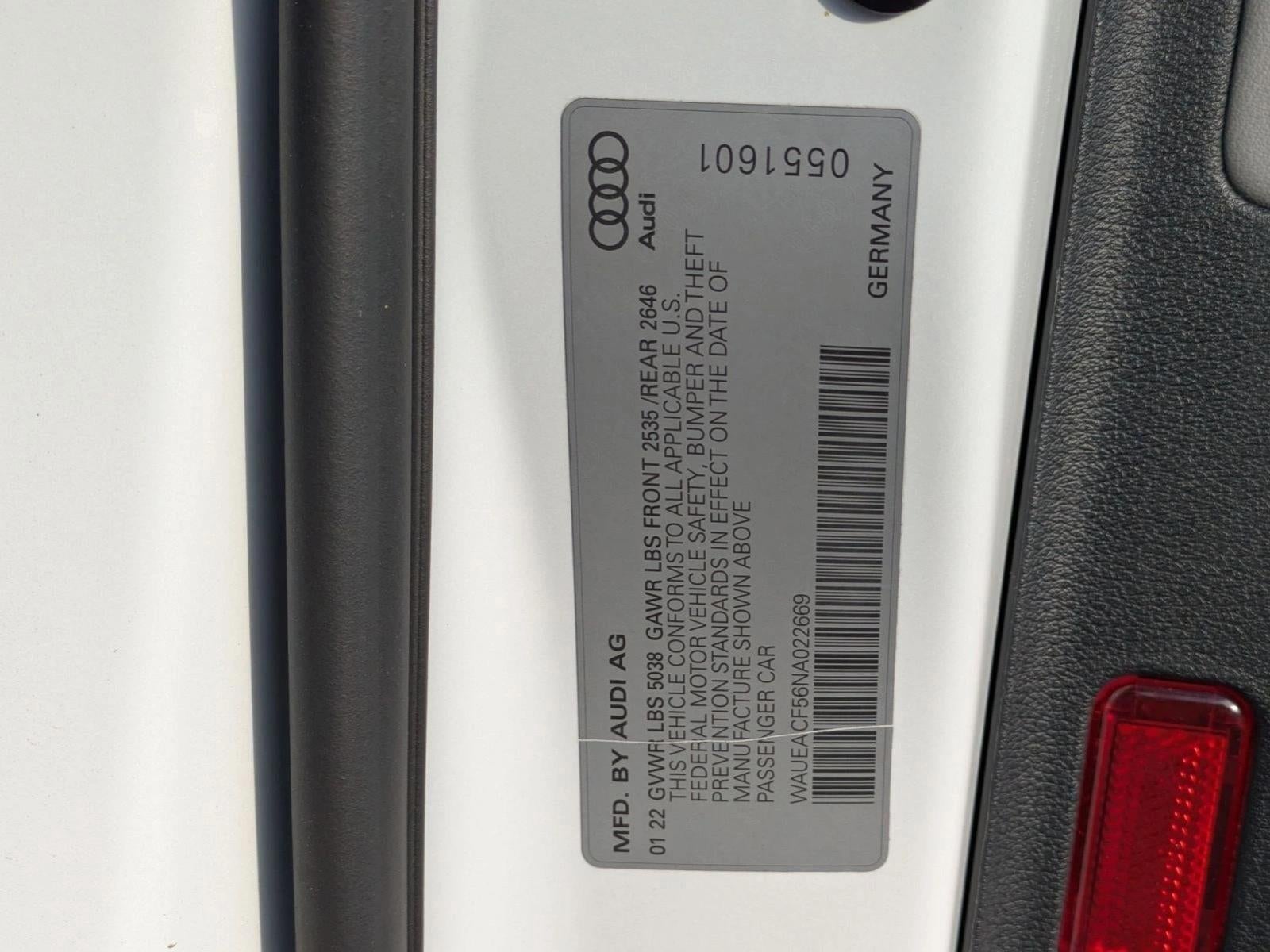 2022 Audi A5 Sportback S line Prestige 45 TFSI quattro