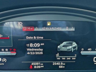2022 Audi A5 Sportback S line Prestige 45 TFSI quattro