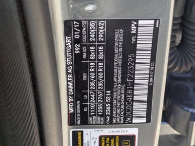 2017 Mercedes-Benz GLC GLC 300 4MATIC® SUV