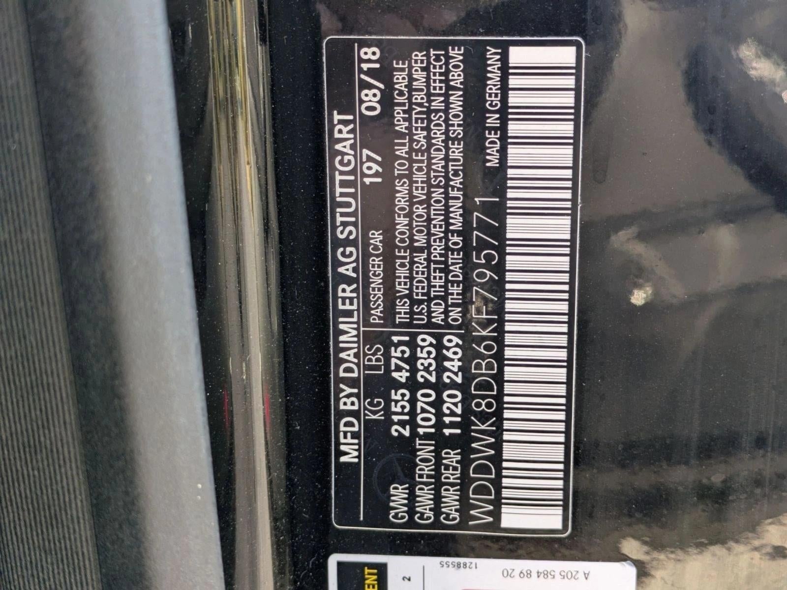 2019 Mercedes-Benz C-Class C 300 Cabriolet