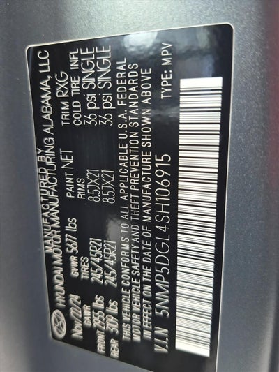 2025 Hyundai SANTA FE Calligraphy AWD