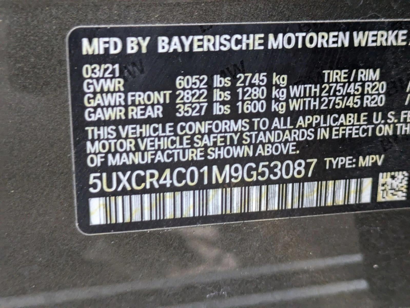 2021 BMW X5 sDrive40i Sports Activity Vehicle