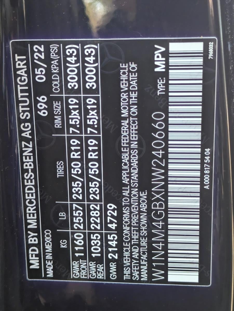 2022 Mercedes-Benz GLB GLB 250 SUV