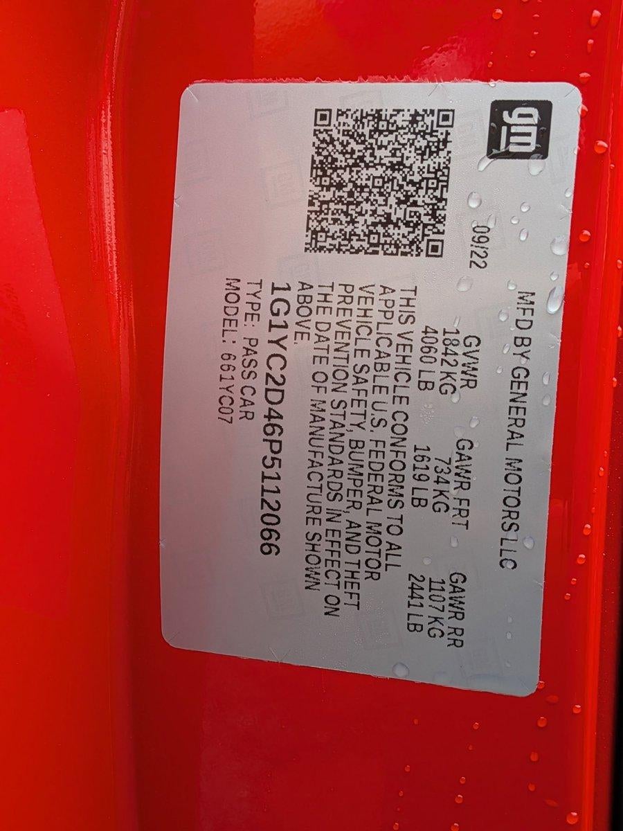 2023 Chevrolet Corvette Stingray Coupe 3LT