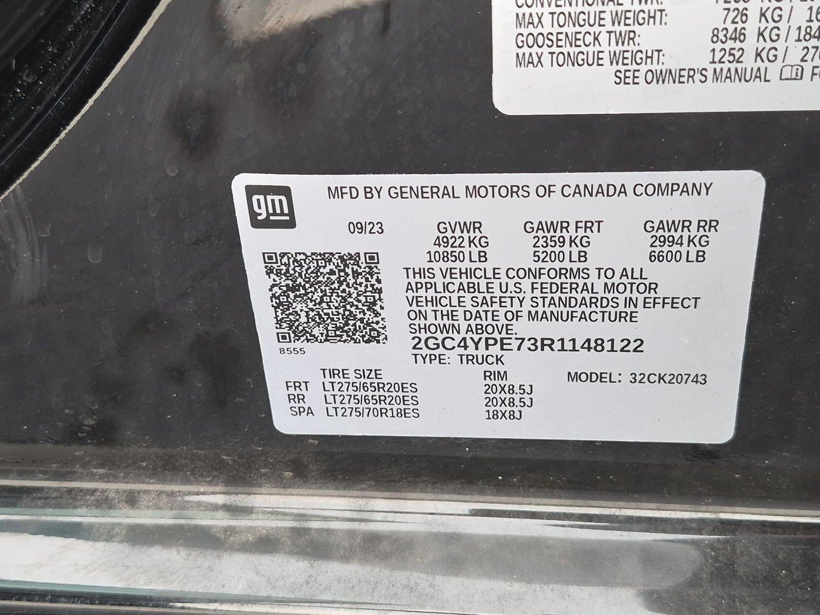 2024 Chevrolet Silverado 2500 HD Crew Cab Standard Box 4-Wheel Drive LTZ
